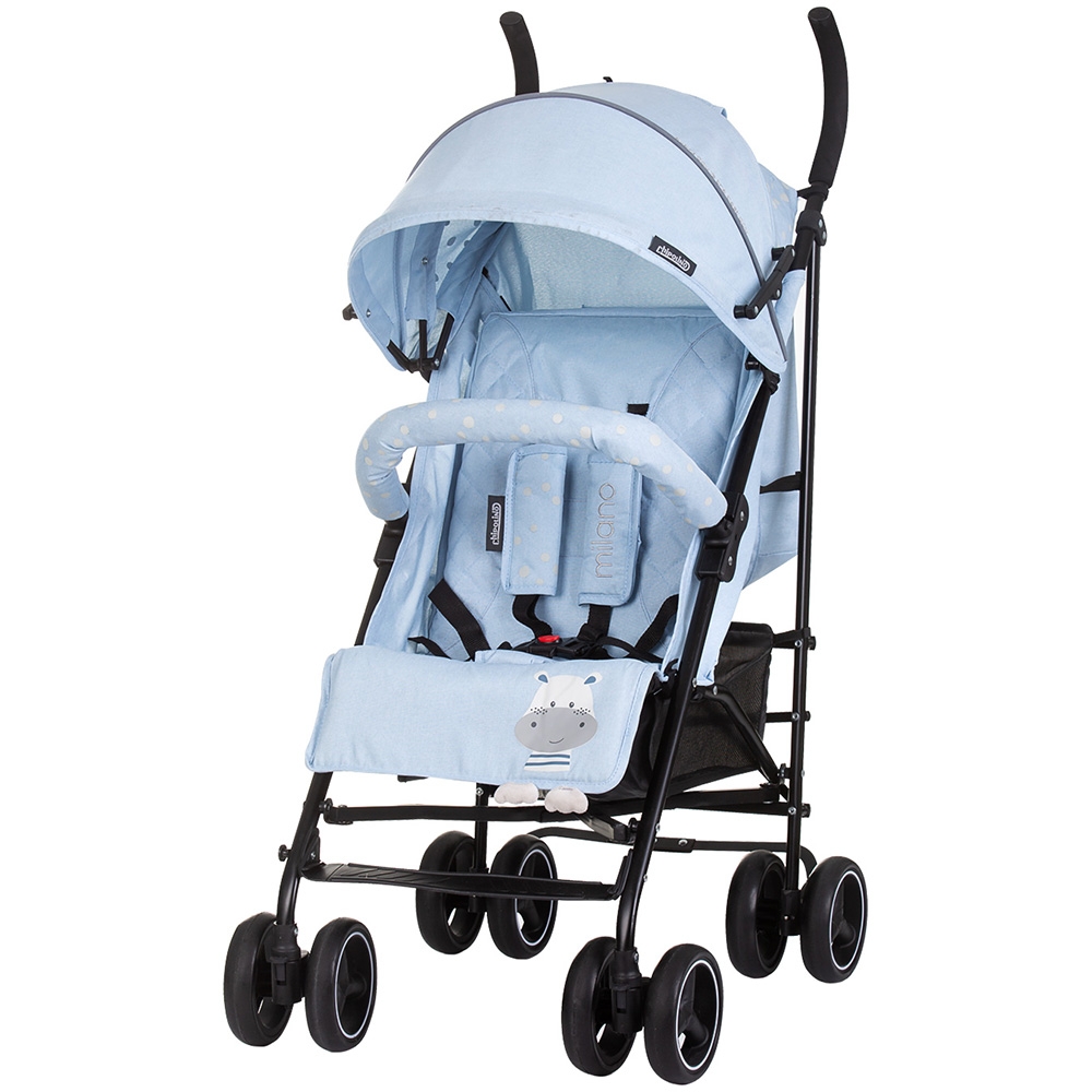 Carucior sport Chipolino Milano Hippo, spatar reglabil, pliere tip umbrela, suport de picioare reglabil, greutate admisa 22 kg - 3 | YEO