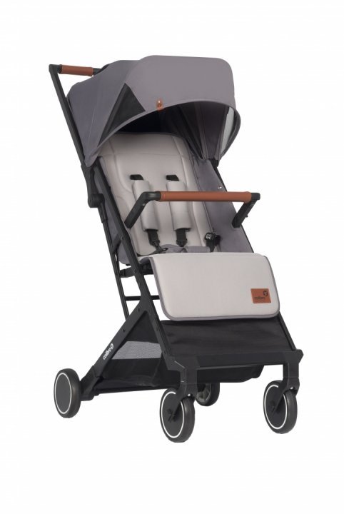 Carucior sport Colibro Novel pliabil cu o singura mana Dove cu greutatea foarte mica de 6,3 kg, spatar reglabil, pozitie somn, accesorii incluse