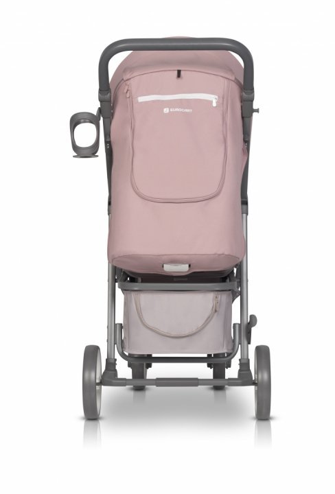 Carucior sport Euro-Cart Flex Powder pink, cadru de aluminiu, roti cu suspensii, spatar reglabil in 3 pozitii, suport pentru biberon, accesorii incluse - 8