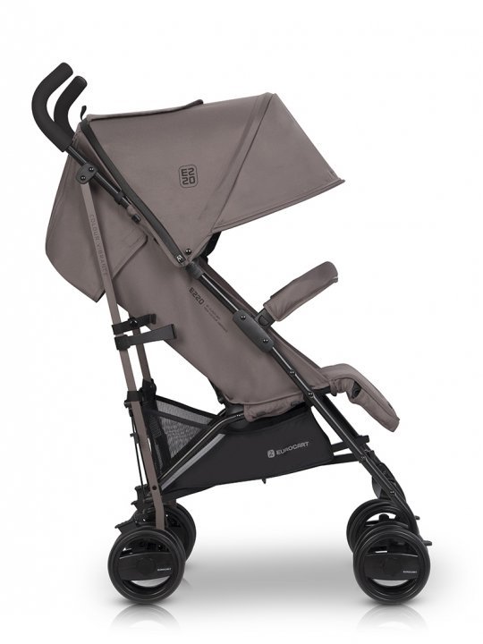 Carucior sport Euro-Cart Ezzo cu pliere tip umbrela si parasolar XXL Taupe