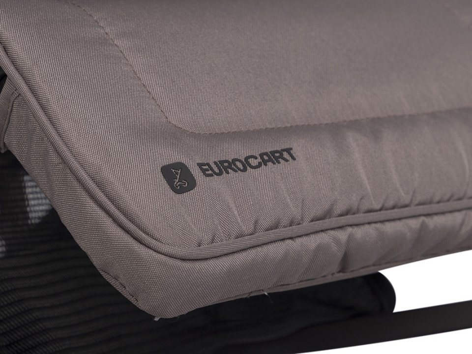 Carucior sport Euro-Cart Ezzo cu pliere tip umbrela si parasolar XXL Taupe - 6