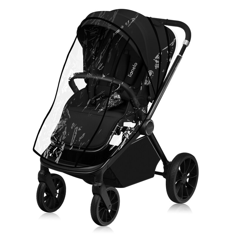 Carucior sport Lionelo Mika Plus reversibil negru - 4