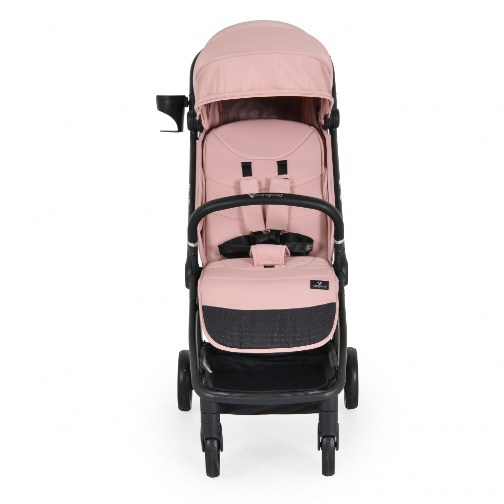 Carucior sport de la nastere 0-22 kg cu pliere compacta automata Cangaroo Flip Blossom Pink - 1