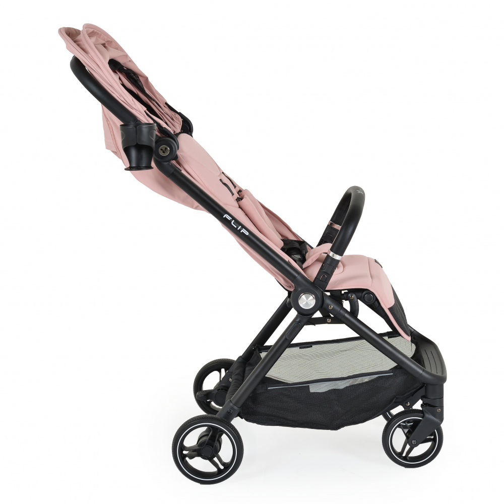 Carucior sport de la nastere 0-22 kg cu pliere compacta automata Cangaroo Flip Blossom Pink - 2