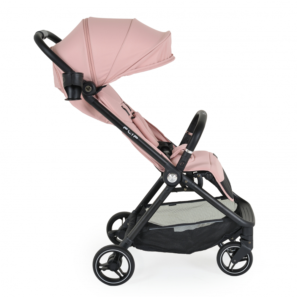 Carucior sport de la nastere 0-22 kg cu pliere compacta automata Cangaroo Flip Blossom Pink - 3