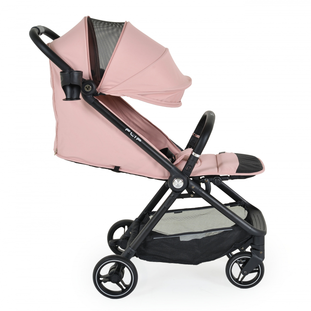 Carucior sport de la nastere 0-22 kg cu pliere compacta automata Cangaroo Flip Blossom Pink - 5