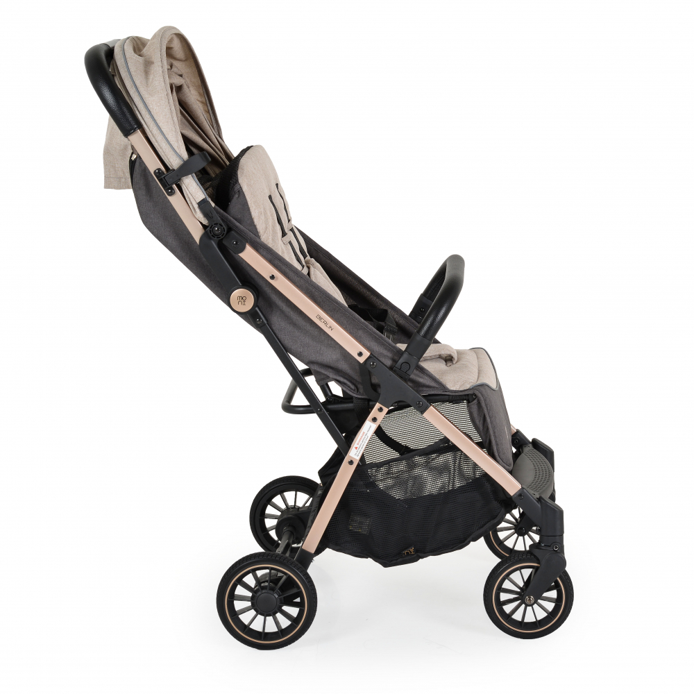 Carucior sport de la nastere 0-22kg cu pliere automata Moni Berlin Beige - 2