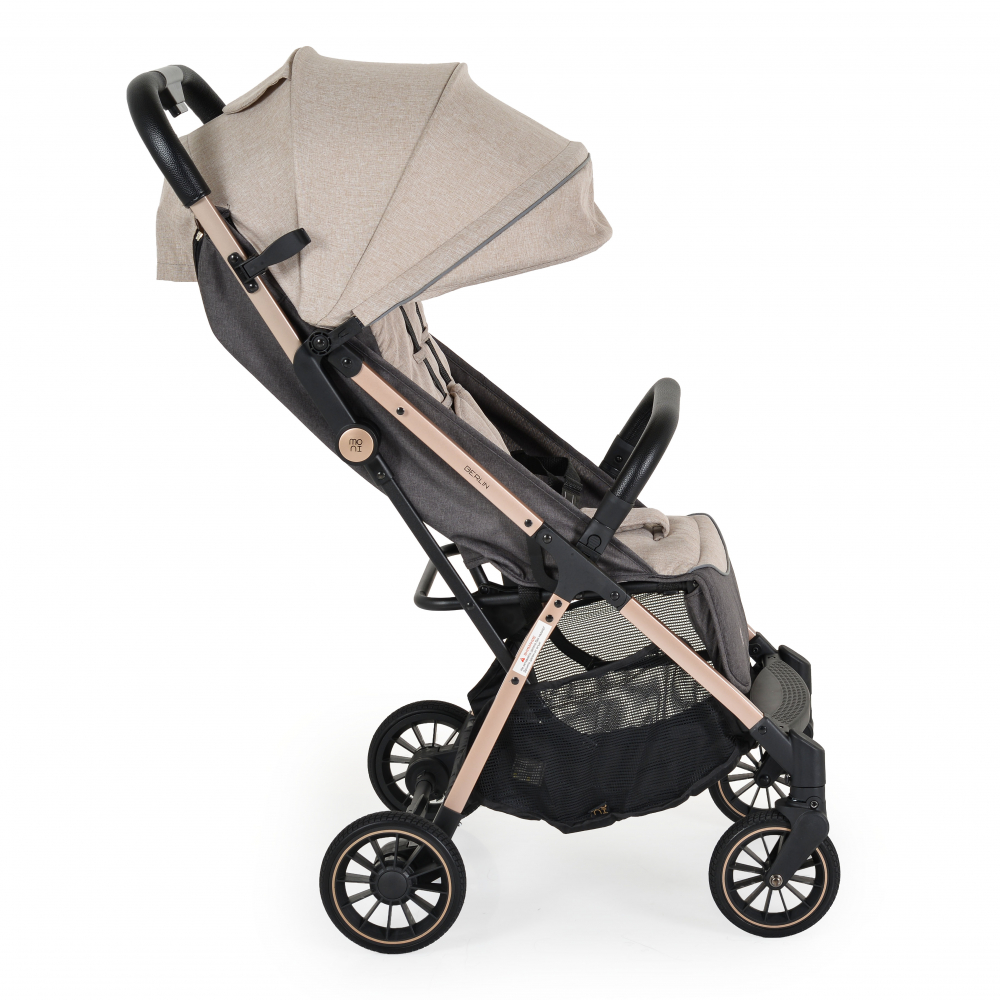 Carucior sport de la nastere 0-22kg cu pliere automata Moni Berlin Beige - 4