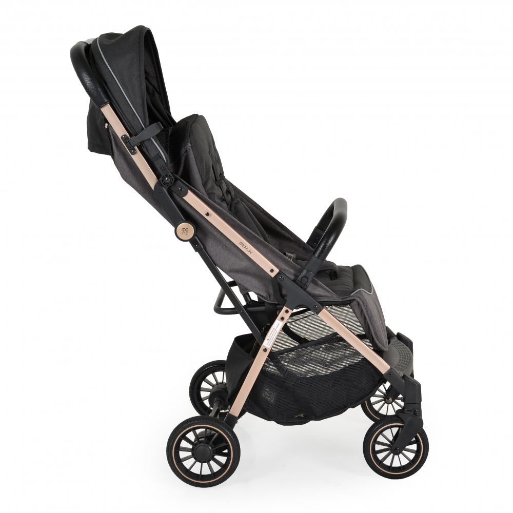 Carucior sport de la nastere 0-22kg cu pliere automata Moni Berlin Black - 4