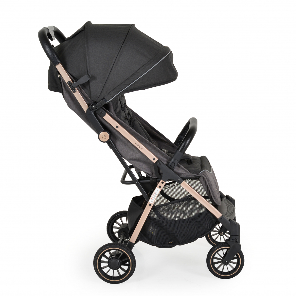 Carucior sport de la nastere 0-22kg cu pliere automata Moni Berlin Black - 6