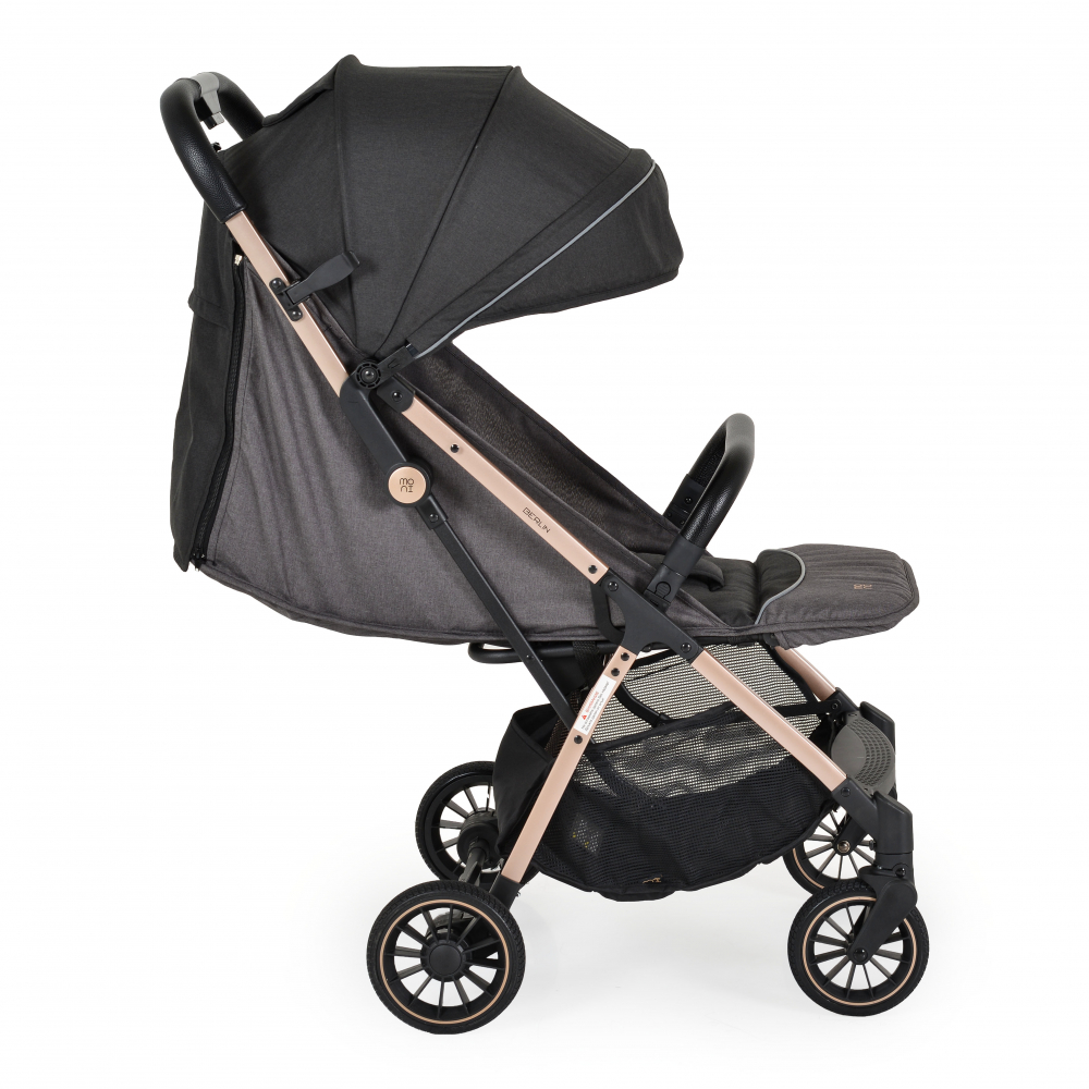 Carucior sport de la nastere 0-22kg cu pliere automata Moni Berlin Black - 7