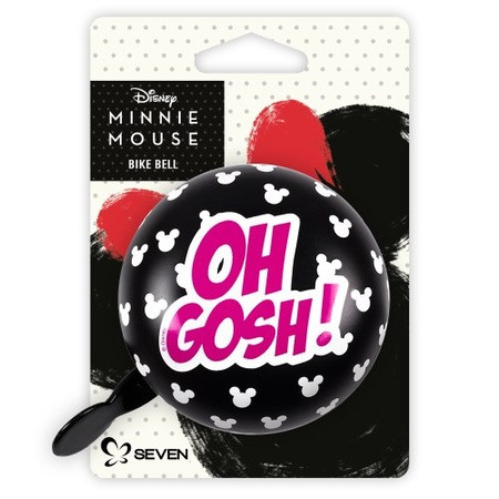 Claxon retro pentru bicicleta Seven Minnie-Oh Gosh Negru