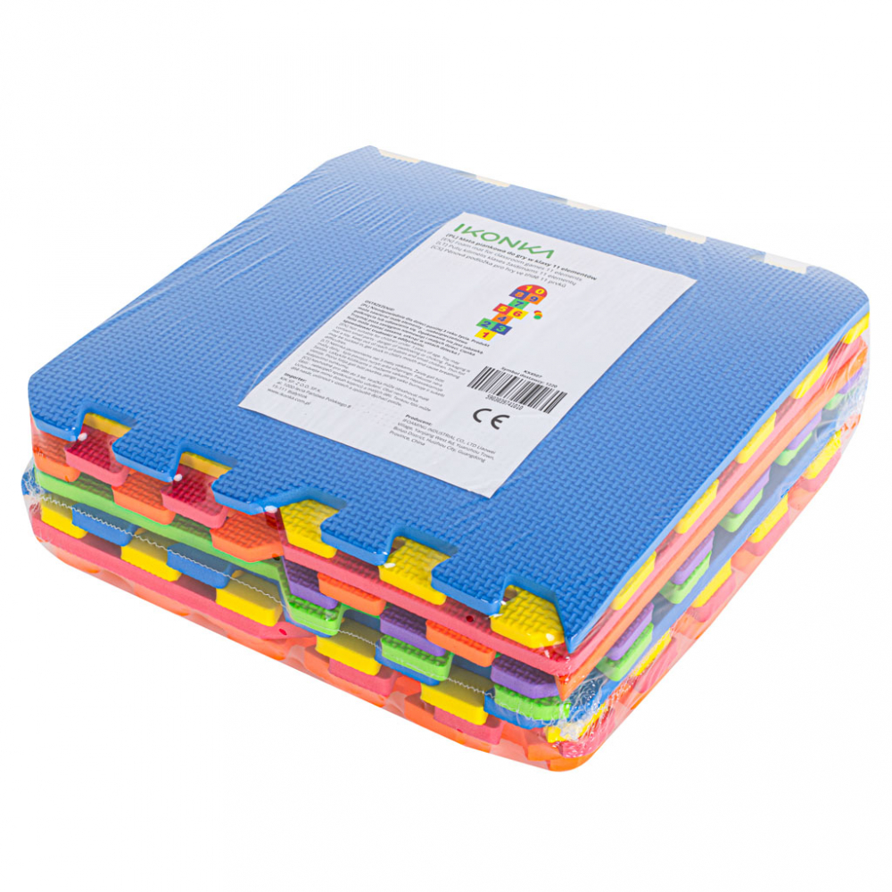 Covoras puzzle din spuma Sotron multicolor 11 piese - 4