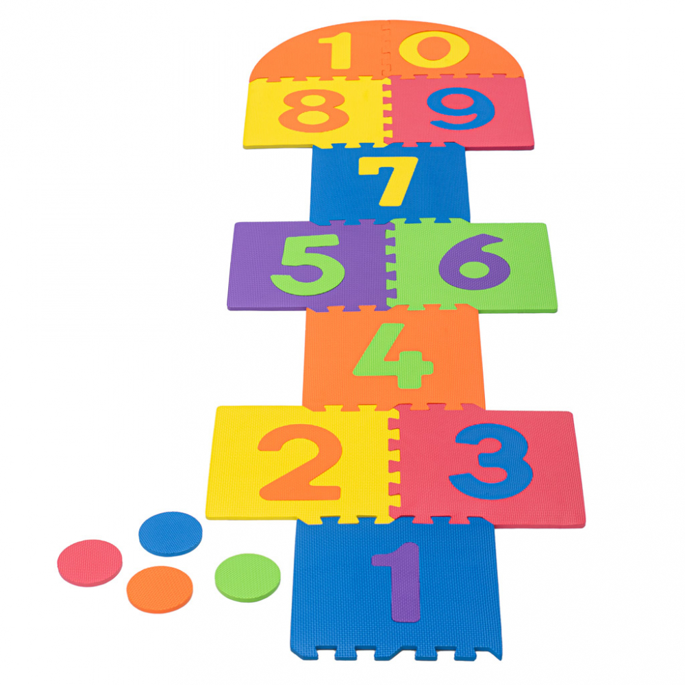 Covoras puzzle din spuma Sotron multicolor 11 piese - 6