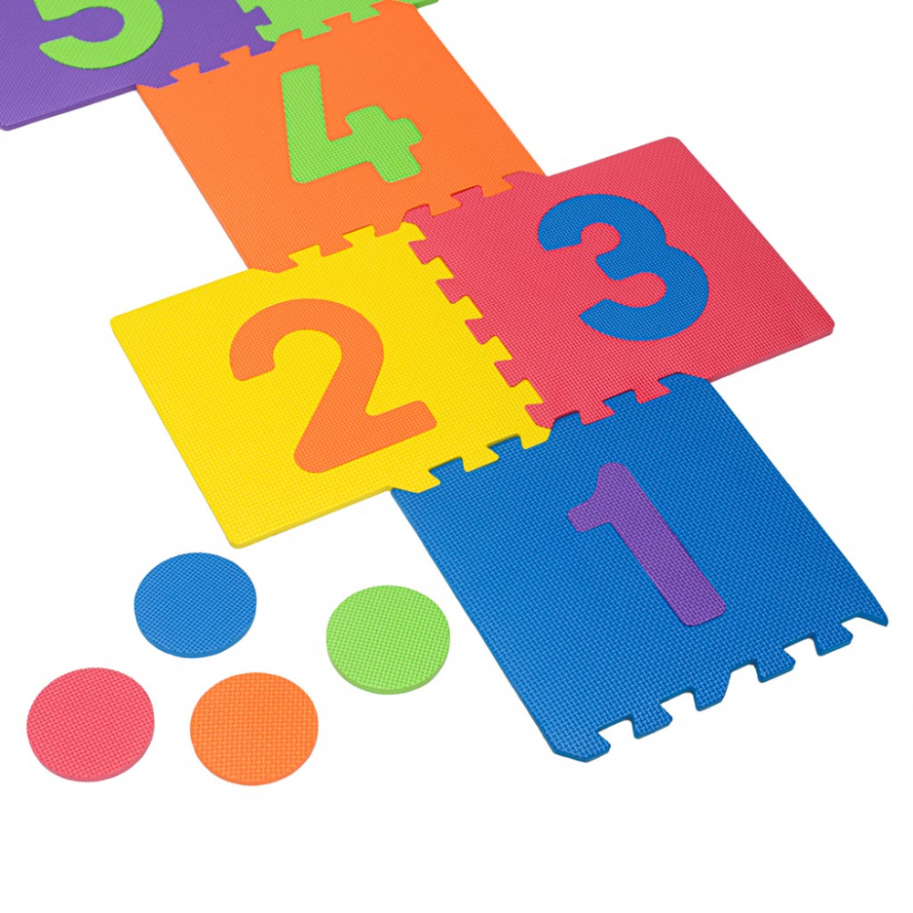Covoras puzzle din spuma Sotron multicolor 11 piese - 9