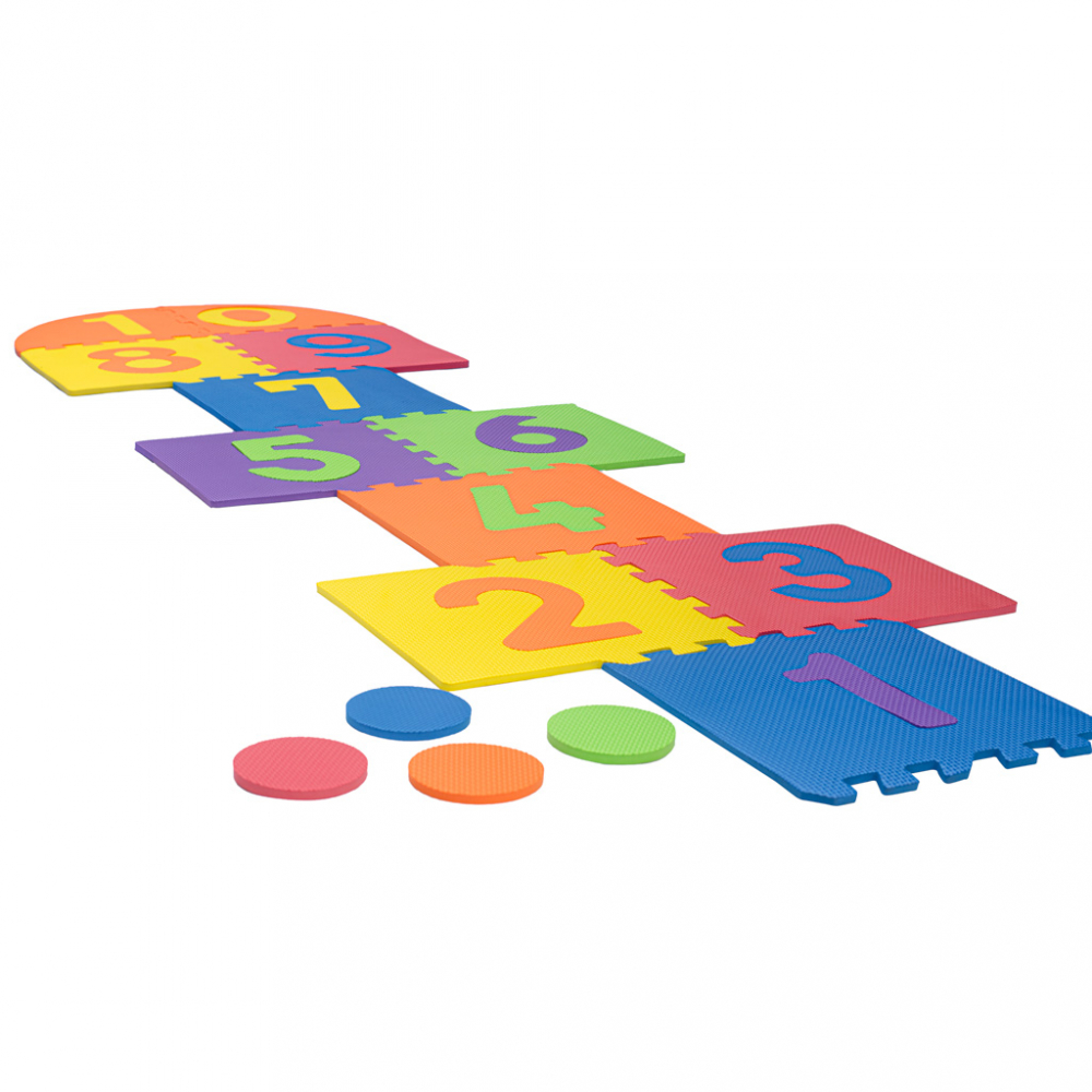 Covoras puzzle din spuma Sotron multicolor 11 piese - 10