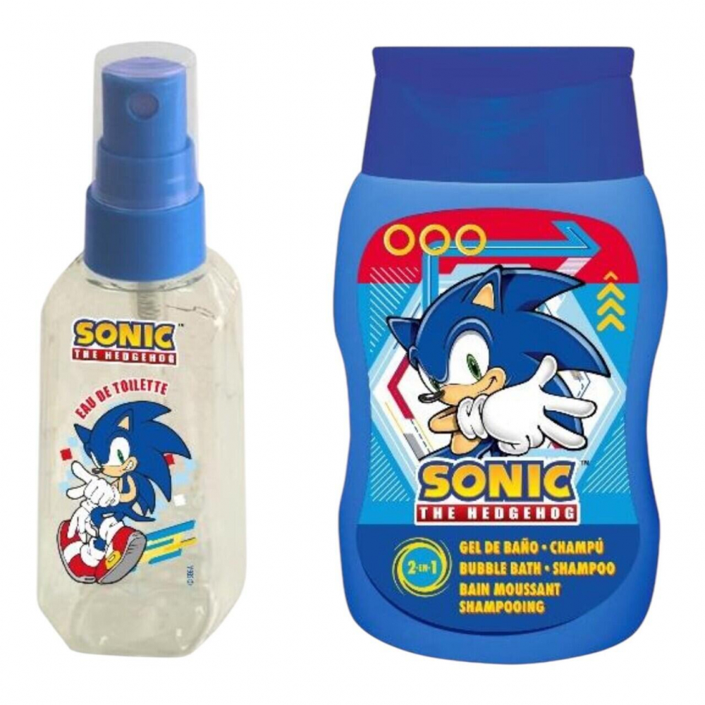 Gentuta cu cosmetice pentru baieti Sonic the Hedgehog - 1 | YEO