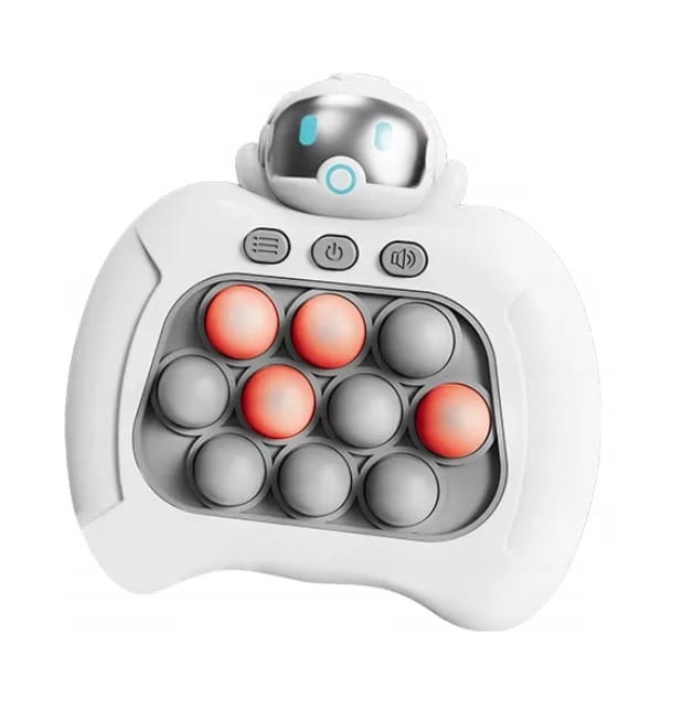 Joc electronic arcade pentru memorie,senzoriala,anti-stres cu lumini,muzica si Pop It Doris Astronaut