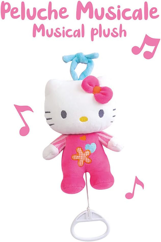 Jucarie de plus muzicala Jemini 19 cm Hello Kitty - 1