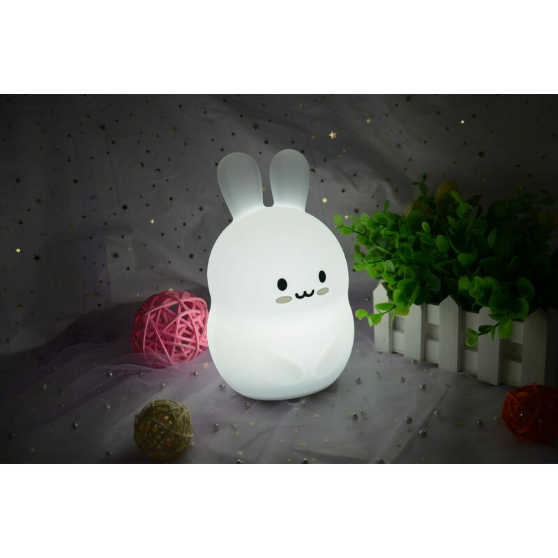 Lampa de veghe FreeON din silicon Rabbit - 1 | YEO