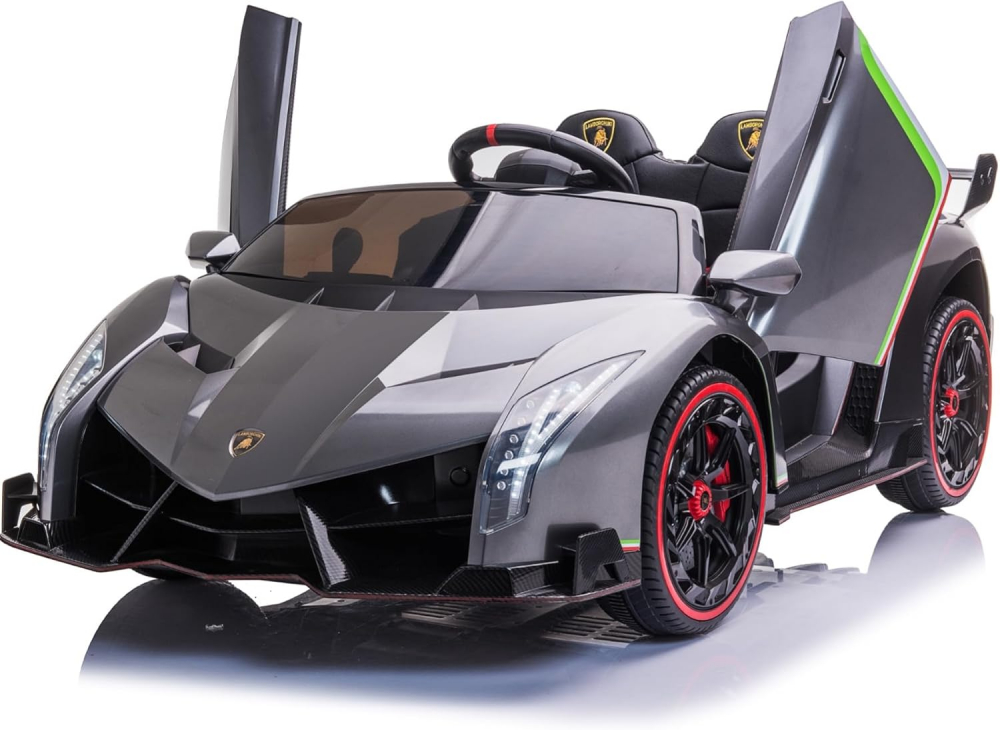 Mainuta electrica 12V Lamborghini negru 90W