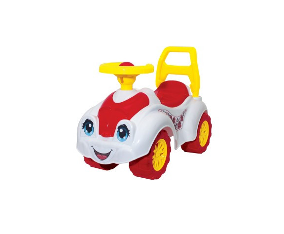 Masinuta fara pedale ride-on TechnoK cu claxon floricele - 2