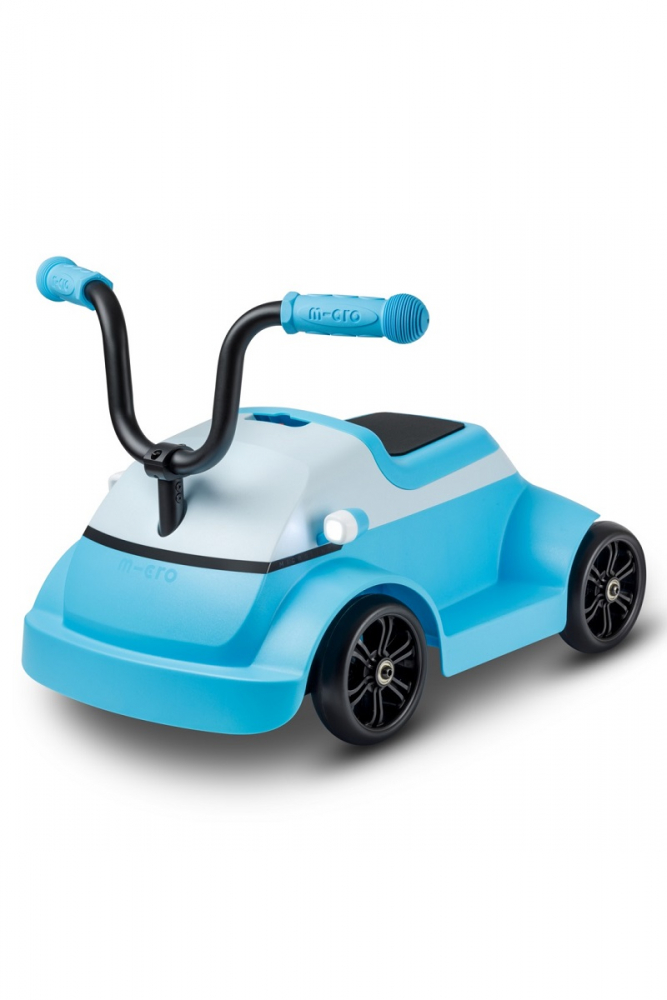 Masinuta ride-on Mini Microlino Blue cu faruri, spatiu de depozitare, greutate admisa 50 kg, varsta 18 luni+ - 6