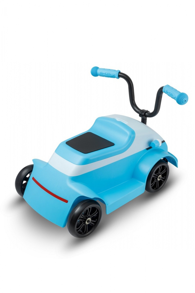 Masinuta ride-on Mini Microlino Blue cu faruri, spatiu de depozitare, greutate admisa 50 kg, varsta 18 luni+ - 1 | YEO