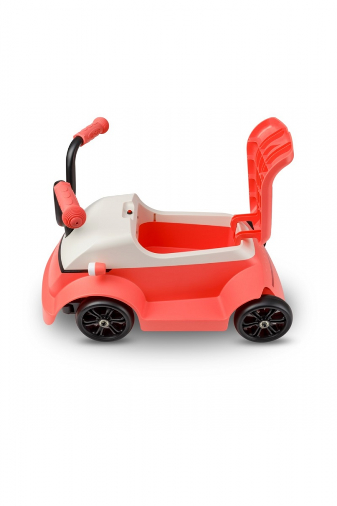 Masinuta ride-on Mini Microlino Pink cu faruri, spatiu de depozitare, greutate admisa 50 kg, varsta 18 luni+ - 3