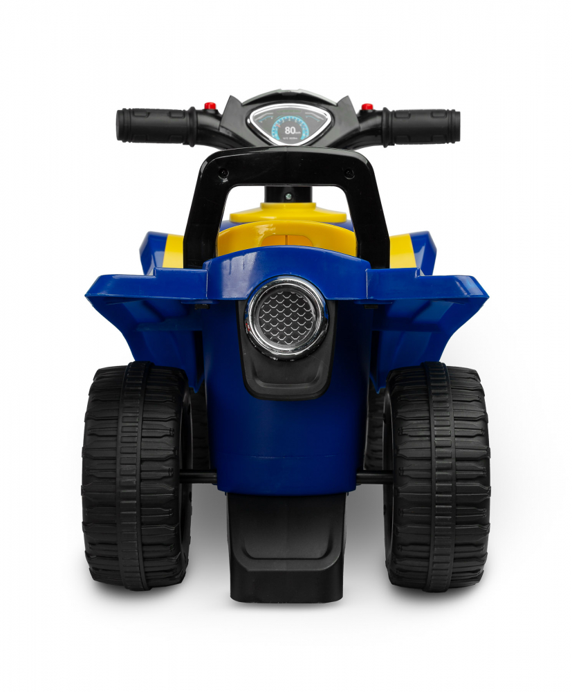 ATV ride-on fara pedale cu spatiu de depozitare,volan cu sunete,protectie impotriva rasturnarii si licenta GoodYear Quad Blue - 3 | YEO