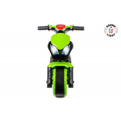 Motocicleta fara pedale Ride On TechnoK cu sunete si lumini Racing Hight Speed