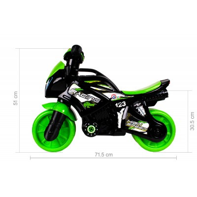 Motocicleta fara pedale Ride On TechnoK cu sunete si lumini Racing Hight Speed - 1