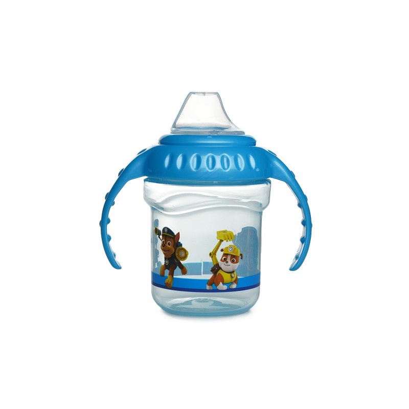 Cana cu capac si manere 250 ml cioc din silicon Paw Patrol