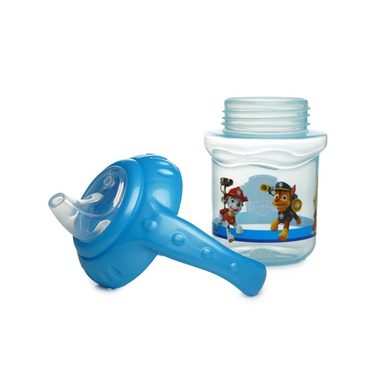 Cana cu capac si manere 250 ml cioc din silicon Paw Patrol - 1 | YEO