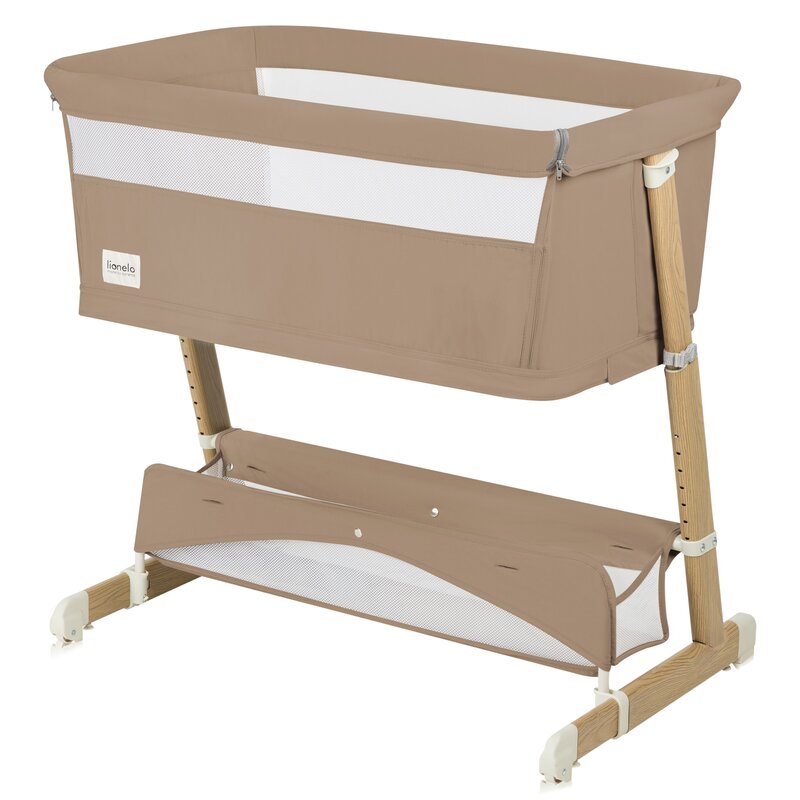 Patut co-sleeper Lionelo Thomi Plus 5 in 1 multifunctional maro - 7