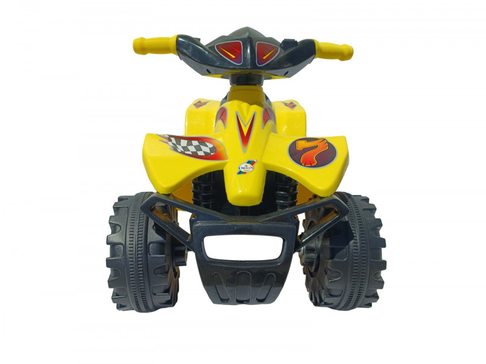 Quad Atv electric Ride On Malipen galben cu sunete, acumulator 6V, greutate admisa 30 kg - 3 | YEO