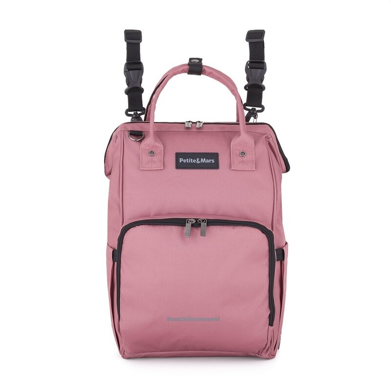 Rucsac pentru mamici PetiteMars Jack Dusty Rose - 3