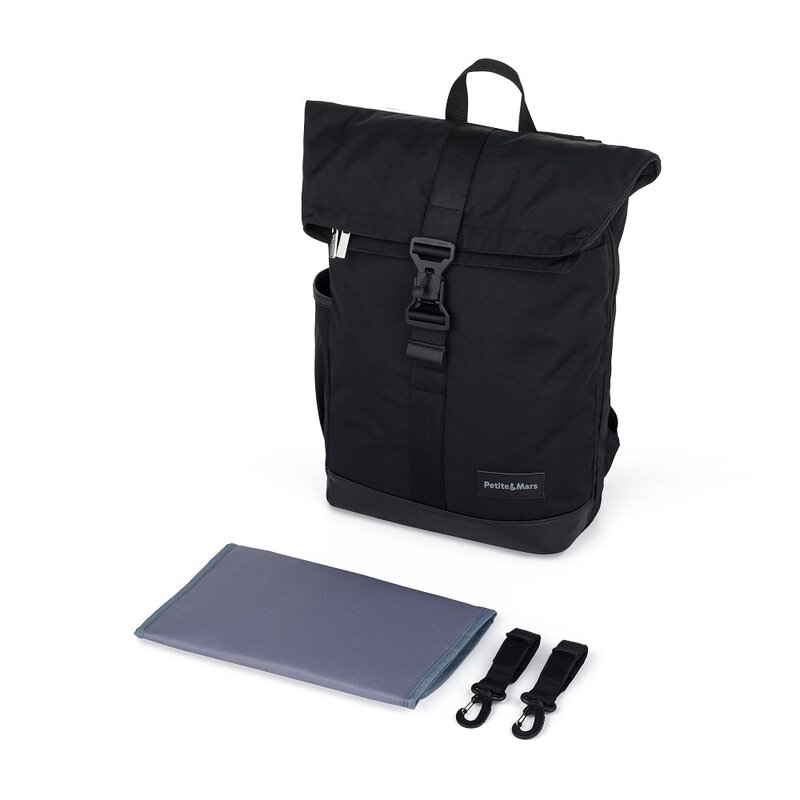 Rucsac pentru mamici PetiteMars Jakob Absolute Black - 2