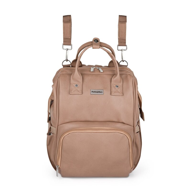 Rucsac pentru mamici PetiteMars Jasper camel beige - 1