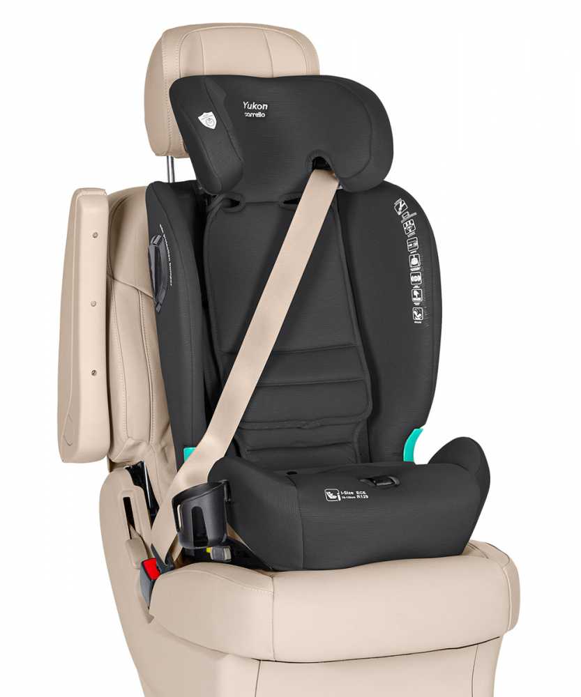 Scaun auto cu isofix 2 pozitii de inclinare Top Tether Carrello Yukon I-Size 76-150 cm Deepwater Grey - 3