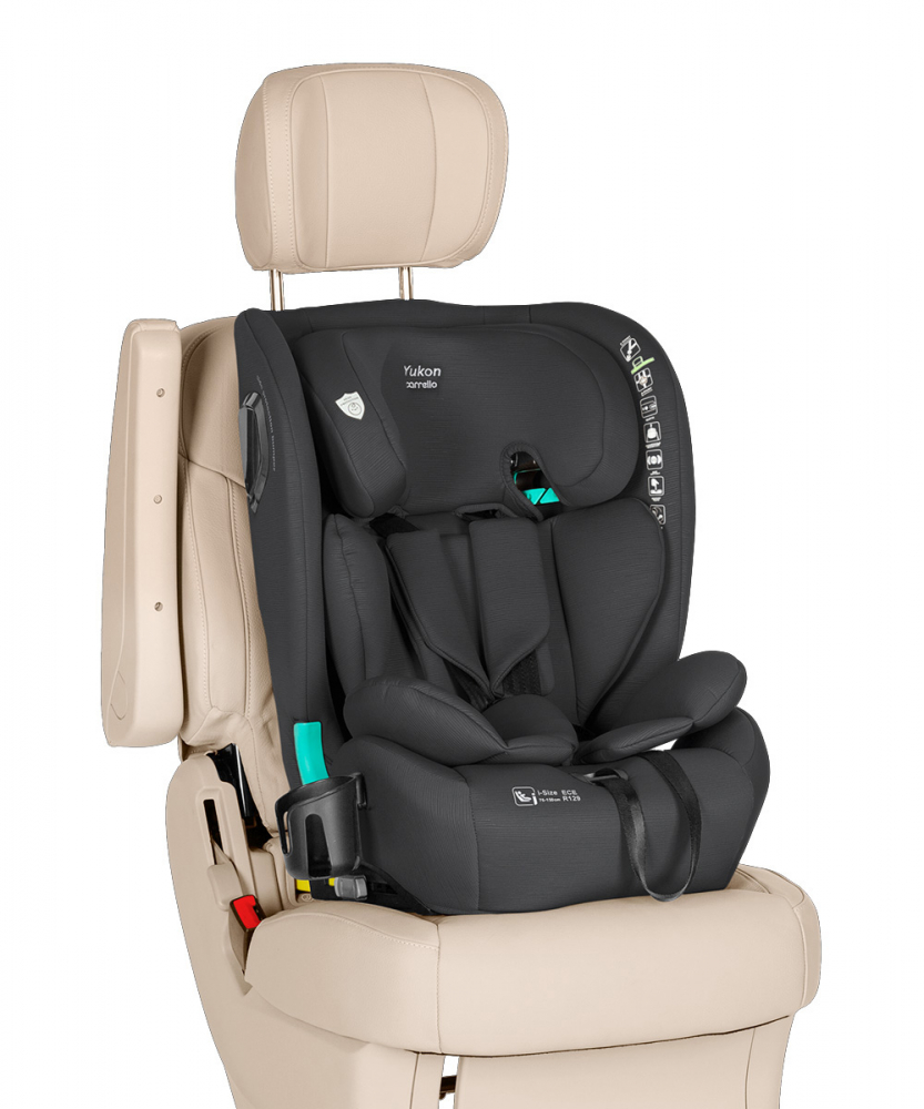 Scaun auto cu isofix 2 pozitii de inclinare Top Tether Carrello Yukon I-Size 76-150 cm Deepwater Grey - 4