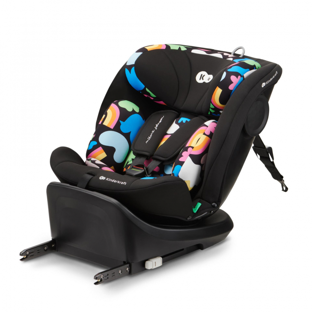 Scaun auto Kinderkraft I-Grow I-Size 40-150 cm Happy Shapes - 4
