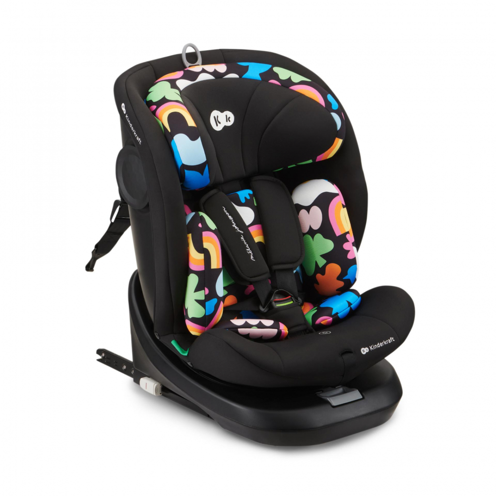Scaun auto Kinderkraft I-Grow I-Size 40-150 cm Happy Shapes - 5