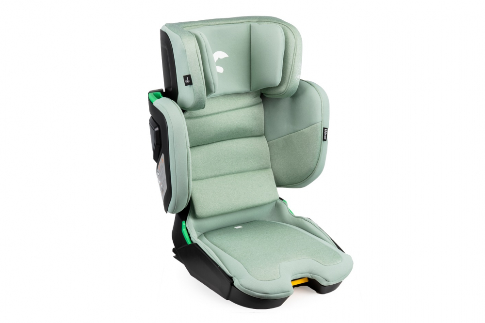 Scaun auto cu isofix Kidnort pliabil cu Tetiera reglabila 100-150 cm i-SIZE R-129 Mane Green - 2 | YEO