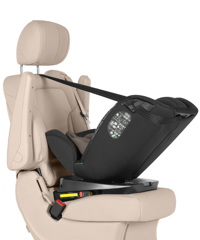 Scaun auto rotativ 360 SPS Top Tether Carrello Unity i-Size 40-150 cm isofix Harmony Beige - 3