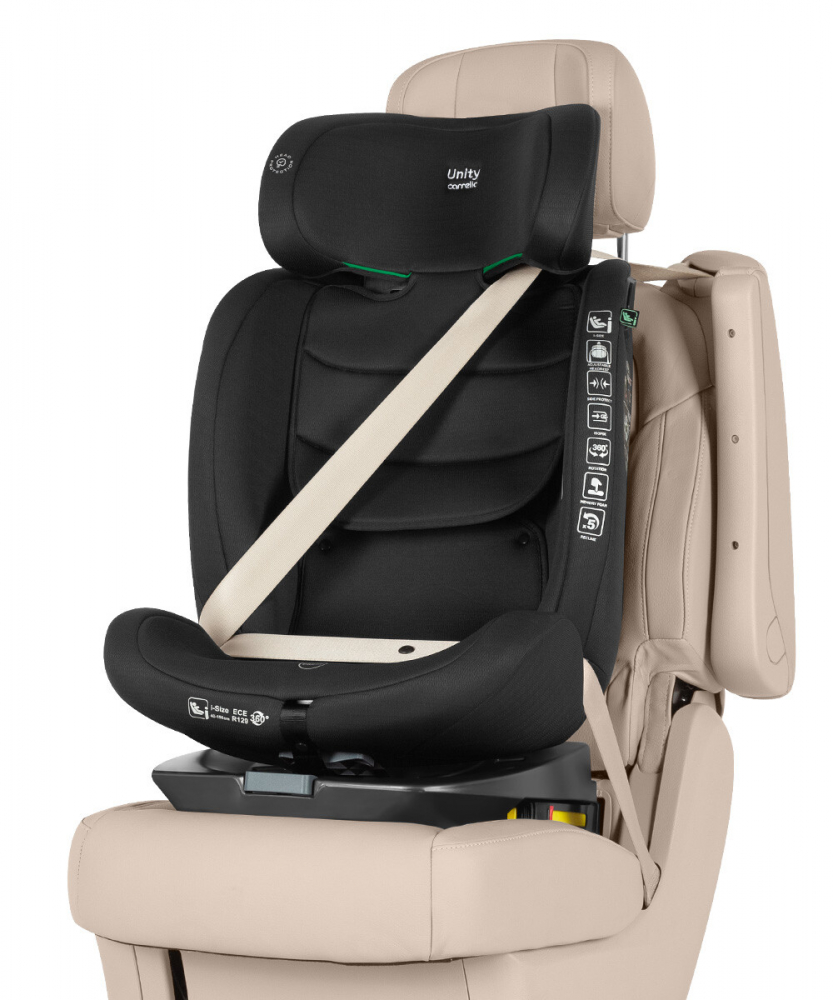 Scaun auto rotativ 360 SPS Top Tether Carrello Unity i-Size 40-150 cm isofix Harmony Beige - 4