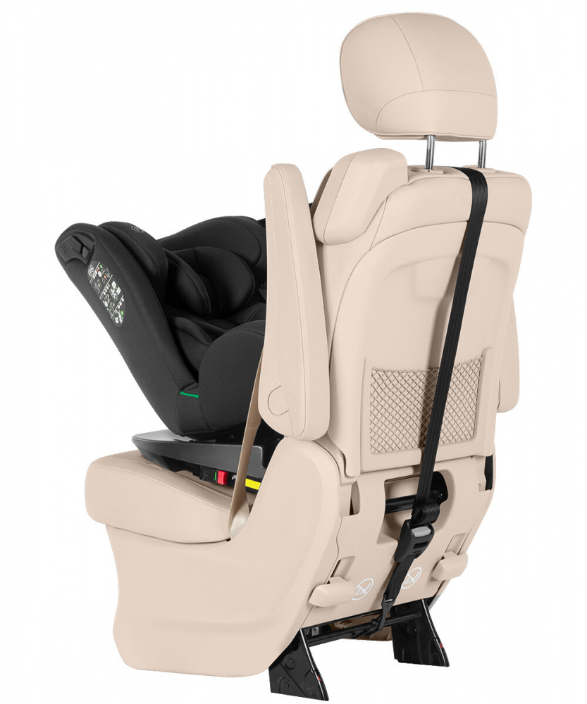 Scaun auto rotativ 360 SPS Top Tether Carrello Unity i-Size 40-150 cm isofix Totality Black - 4