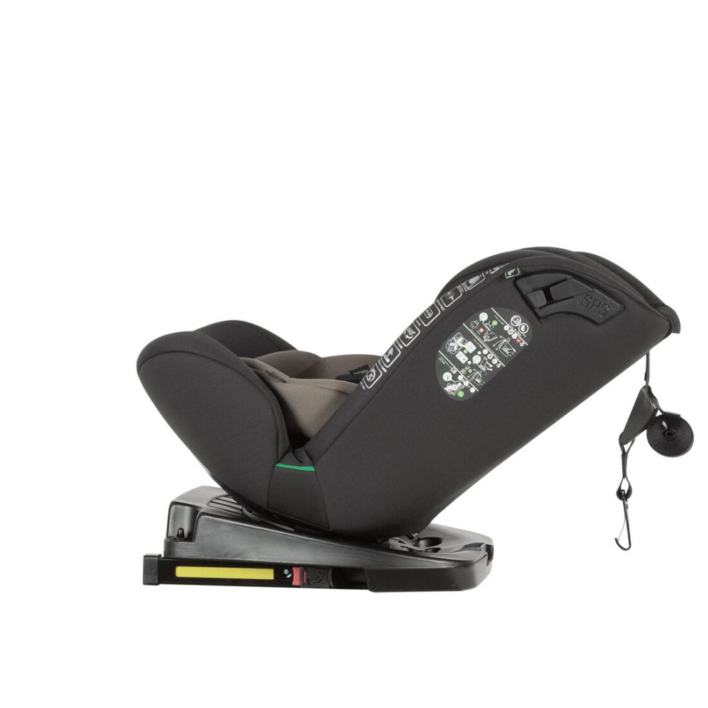 Scaun auto rotativ 360 SPS Top Tether Carrello Unity i-Size 40-150 cm isofix Totality Black - 6