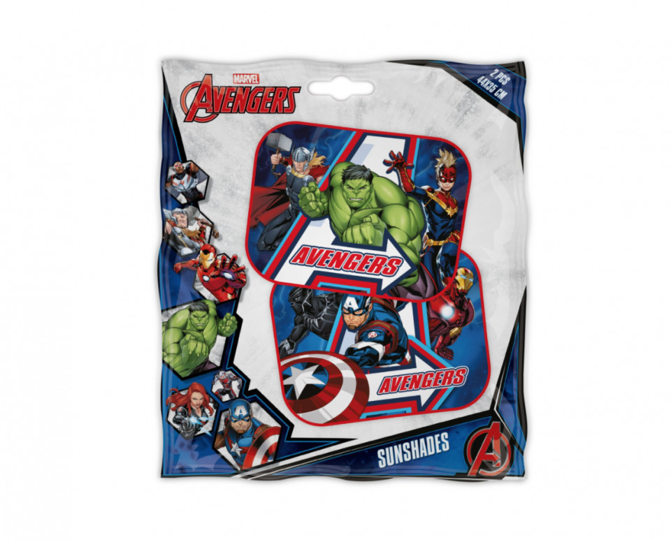 Set 2 parasolare auto 44x35 cm Avengers - 2