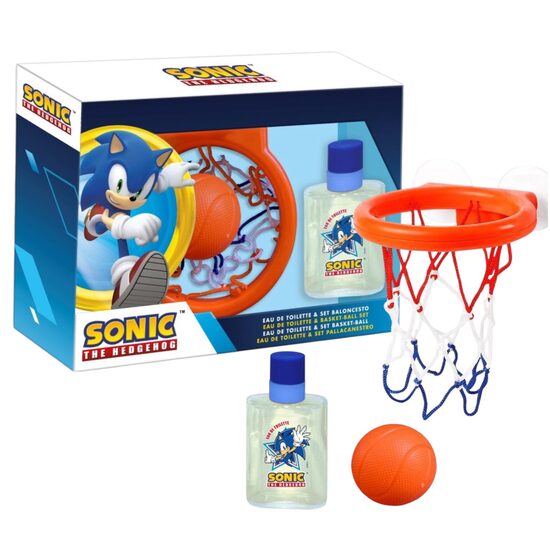 Set apa de toaleta si cos de basket pentru baieti Sonic the Hedgehog - 1 | YEO